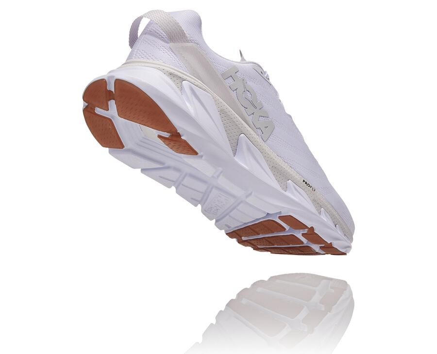 Hoka Australia One One Elevon 2 - Mens Running Shoes White - UQYVD-8073